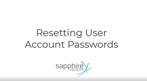 Resetting User Account Passwords
